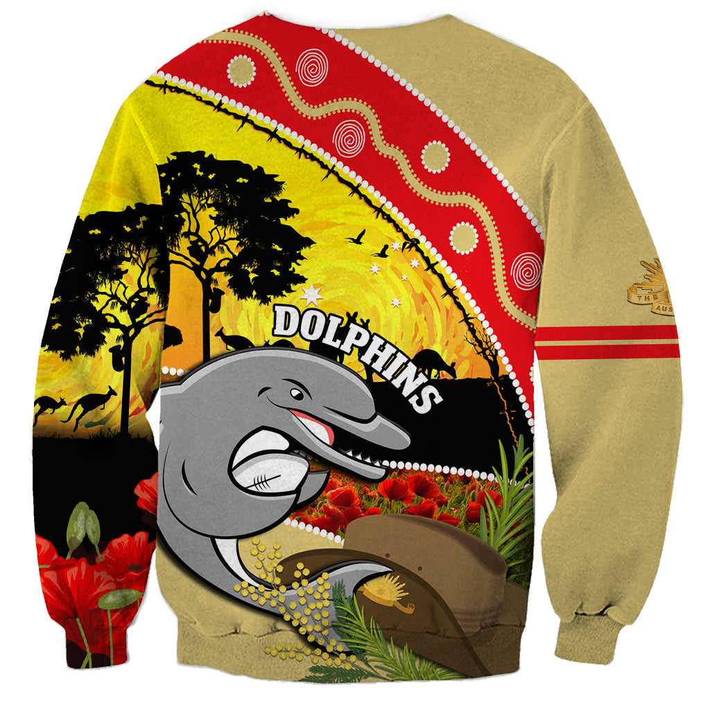 Dolphins ANZAC Day Sweatshirt Rosemary Starring Night Style
