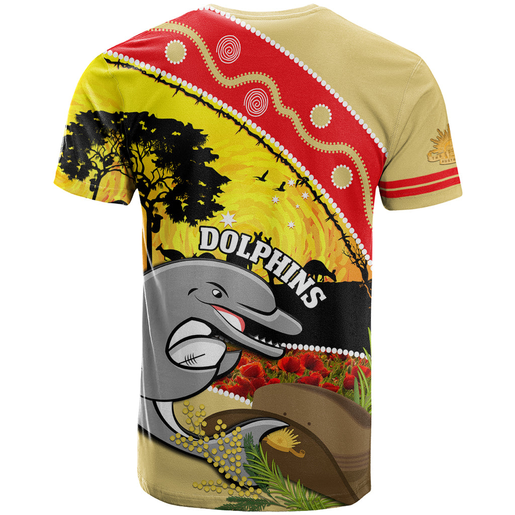 Dolphins ANZAC Day T Shirt Rosemary Starring Night Style