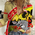 Dolphins ANZAC Day Women Casual Shirt Rosemary Starring Night Style