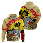 Dolphins ANZAC Day Zip Hoodie Rosemary Starring Night Style