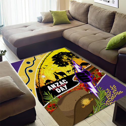 Storm ANZAC Day Area Rug Rosemary Starring Night Style