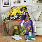 Storm ANZAC Day Blanket Rosemary Starring Night Style