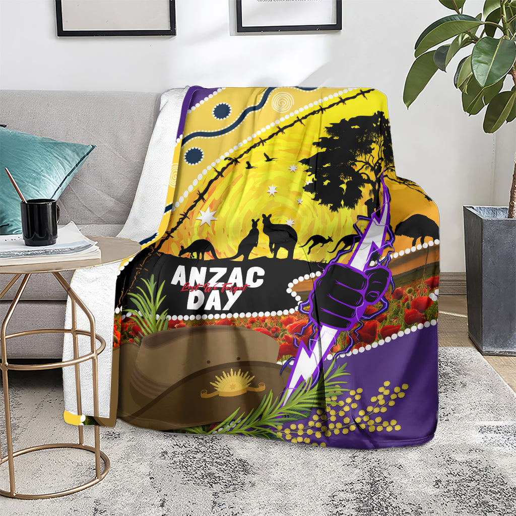 Storm ANZAC Day Blanket Rosemary Starring Night Style