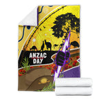 Storm ANZAC Day Blanket Rosemary Starring Night Style