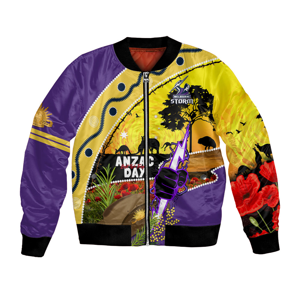 Storm ANZAC Day Bomber Jacket Rosemary Starring Night Style