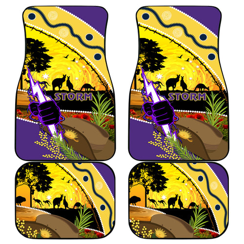 Storm ANZAC Day Car Mats Rosemary Starring Night Style