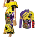 Storm ANZAC Day Couples Matching Mermaid Dress and Long Sleeve Button Shirt Rosemary Starring Night Style