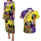 Storm ANZAC Day Couples Matching Puletasi and Hawaiian Shirt Rosemary Starring Night Style