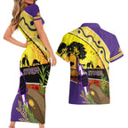 Storm ANZAC Day Couples Matching Short Sleeve Bodycon Dress and Hawaiian Shirt Rosemary Starring Night Style