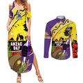 Storm ANZAC Day Couples Matching Summer Maxi Dress and Long Sleeve Button Shirt Rosemary Starring Night Style