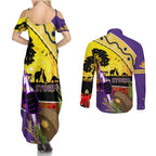 Storm ANZAC Day Couples Matching Summer Maxi Dress and Long Sleeve Button Shirt Rosemary Starring Night Style