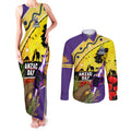 Storm ANZAC Day Couples Matching Tank Maxi Dress and Long Sleeve Button Shirt Rosemary Starring Night Style