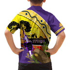 Storm ANZAC Day Family Matching Puletasi and Hawaiian Shirt Rosemary Starring Night Style