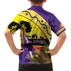 Storm ANZAC Day Family Matching Short Sleeve Bodycon Dress and Hawaiian Shirt Rosemary Starring Night Style