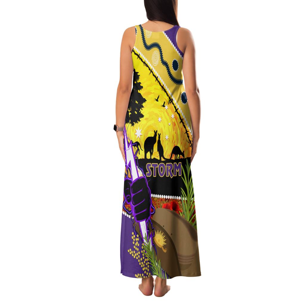 Storm ANZAC Day Family Matching Tank Maxi Dress and Hawaiian Shirt Rosemary Starring Night Style