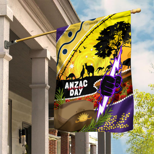 Storm ANZAC Day Garden Flag Rosemary Starring Night Style