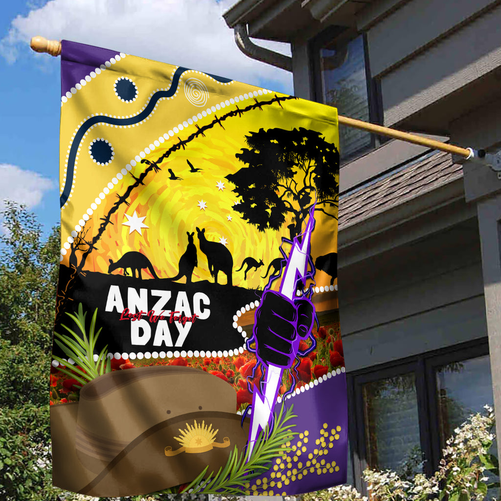 Storm ANZAC Day Garden Flag Rosemary Starring Night Style