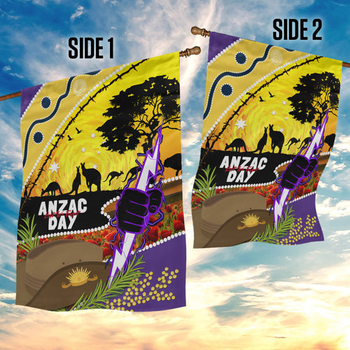 Storm ANZAC Day Garden Flag Rosemary Starring Night Style