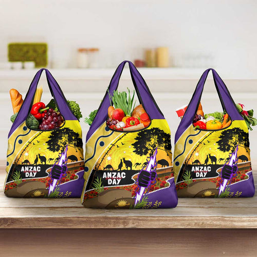 Storm ANZAC Day Grocery Bag Rosemary Starring Night Style