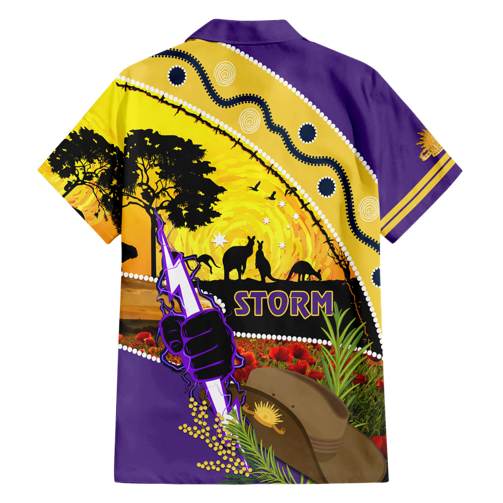 Storm ANZAC Day Hawaiian Shirt Rosemary Starring Night Style