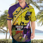Storm ANZAC Day Hawaiian Shirt Rosemary Starring Night Style