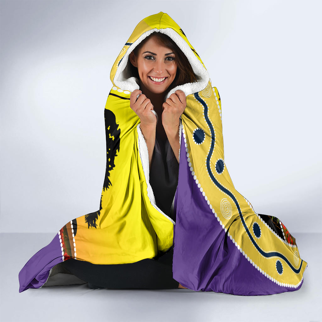 Storm ANZAC Day Hooded Blanket Rosemary Starring Night Style