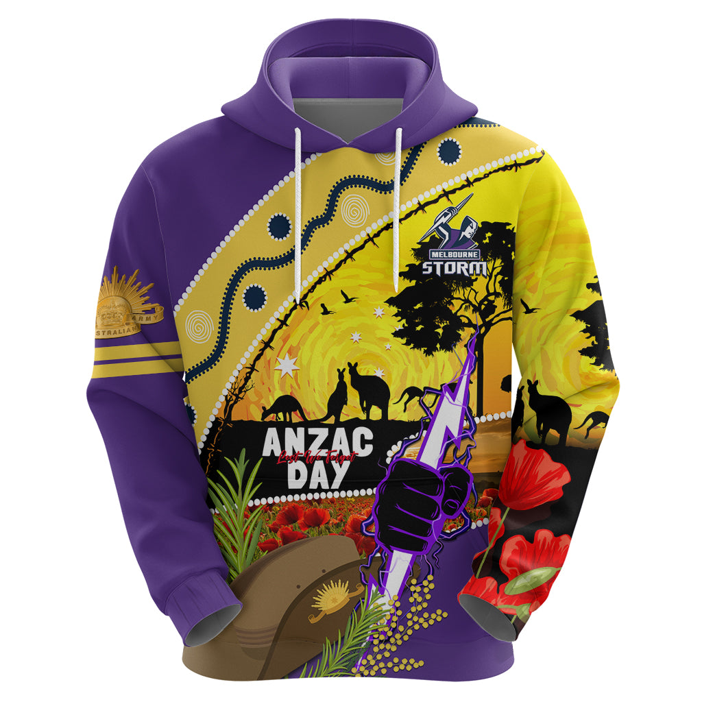 Storm ANZAC Day Hoodie Rosemary Starring Night Style