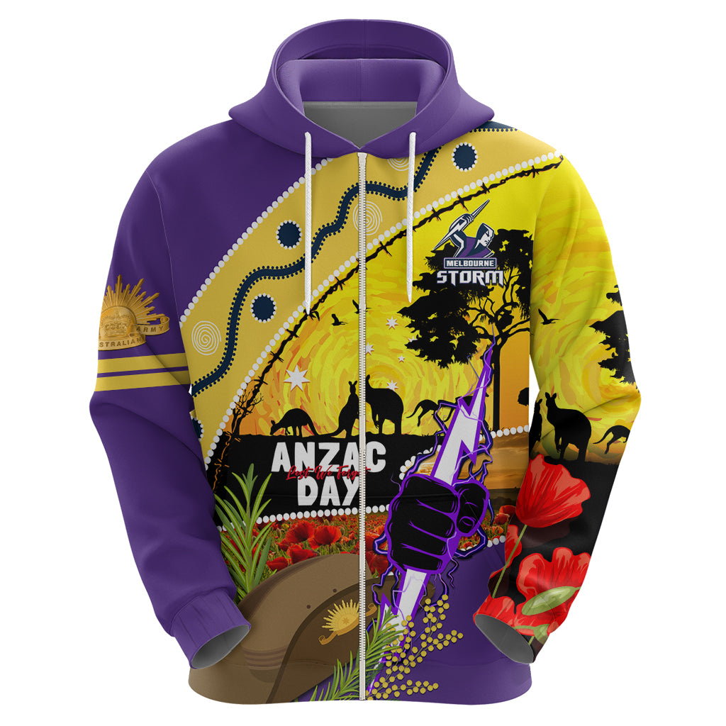 Storm ANZAC Day Hoodie Rosemary Starring Night Style
