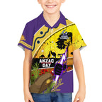 Storm ANZAC Day Kid Hawaiian Shirt Rosemary Starring Night Style