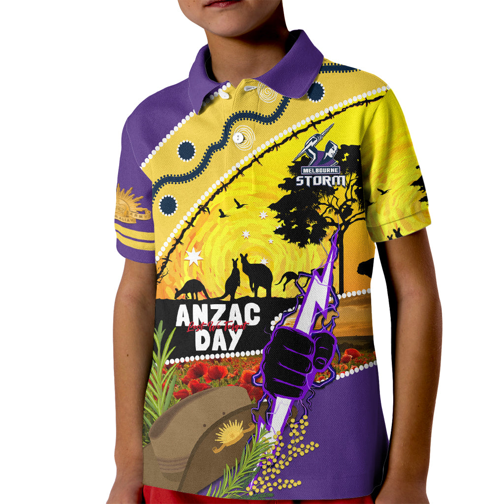 Storm ANZAC Day Kid Polo Shirt Rosemary Starring Night Style
