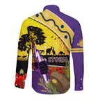Storm ANZAC Day Long Sleeve Button Shirt Rosemary Starring Night Style