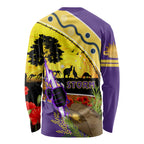 Storm ANZAC Day Long Sleeve Shirt Rosemary Starring Night Style