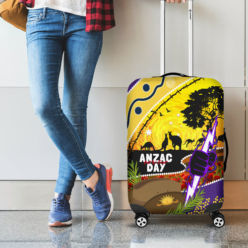 Storm ANZAC Day Luggage Cover Rosemary Starring Night Style