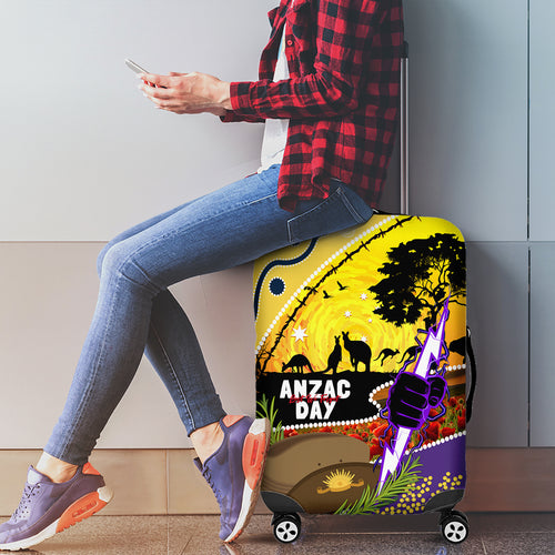 Storm ANZAC Day Luggage Cover Rosemary Starring Night Style