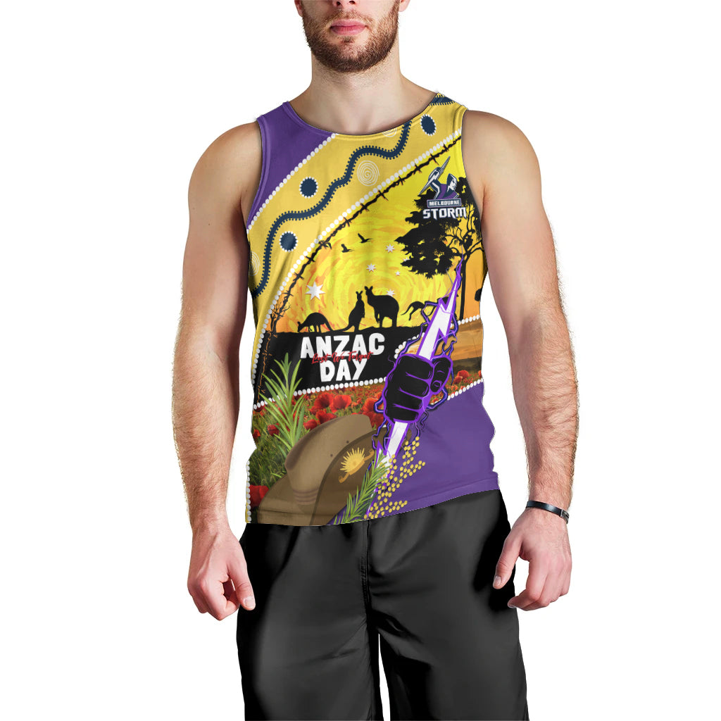 Storm ANZAC Day Men Tank Top Rosemary Starring Night Style