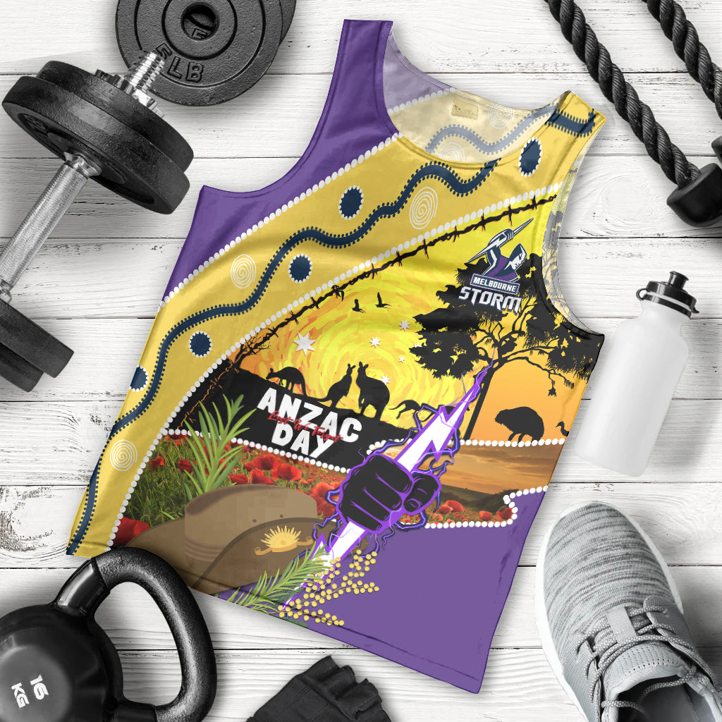 Storm ANZAC Day Men Tank Top Rosemary Starring Night Style