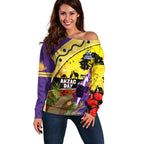 Storm ANZAC Day Off Shoulder Sweater Rosemary Starring Night Style