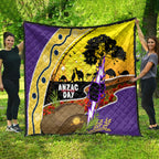 Storm ANZAC Day Quilt Rosemary Starring Night Style