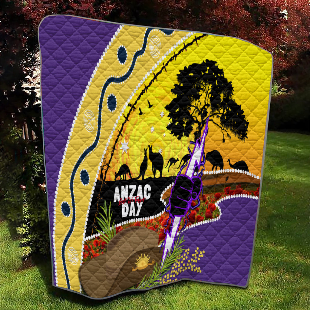 Storm ANZAC Day Quilt Rosemary Starring Night Style
