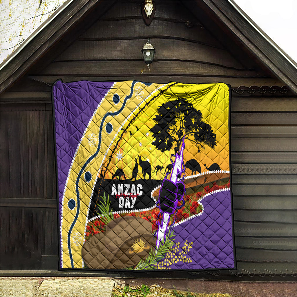 Storm ANZAC Day Quilt Rosemary Starring Night Style