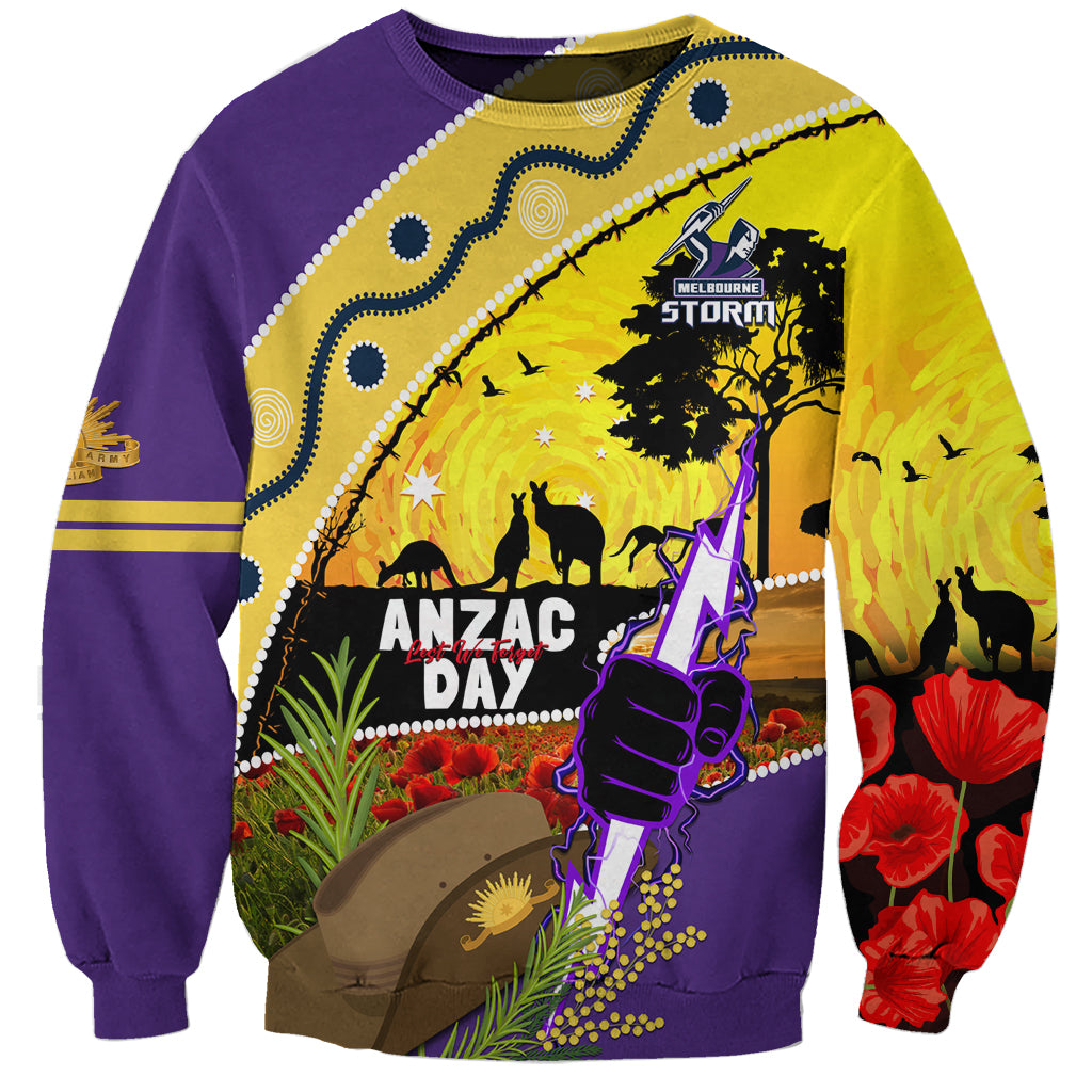 Storm ANZAC Day Sweatshirt Rosemary Starring Night Style