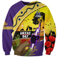 Storm ANZAC Day Sweatshirt Rosemary Starring Night Style