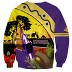 Storm ANZAC Day Sweatshirt Rosemary Starring Night Style