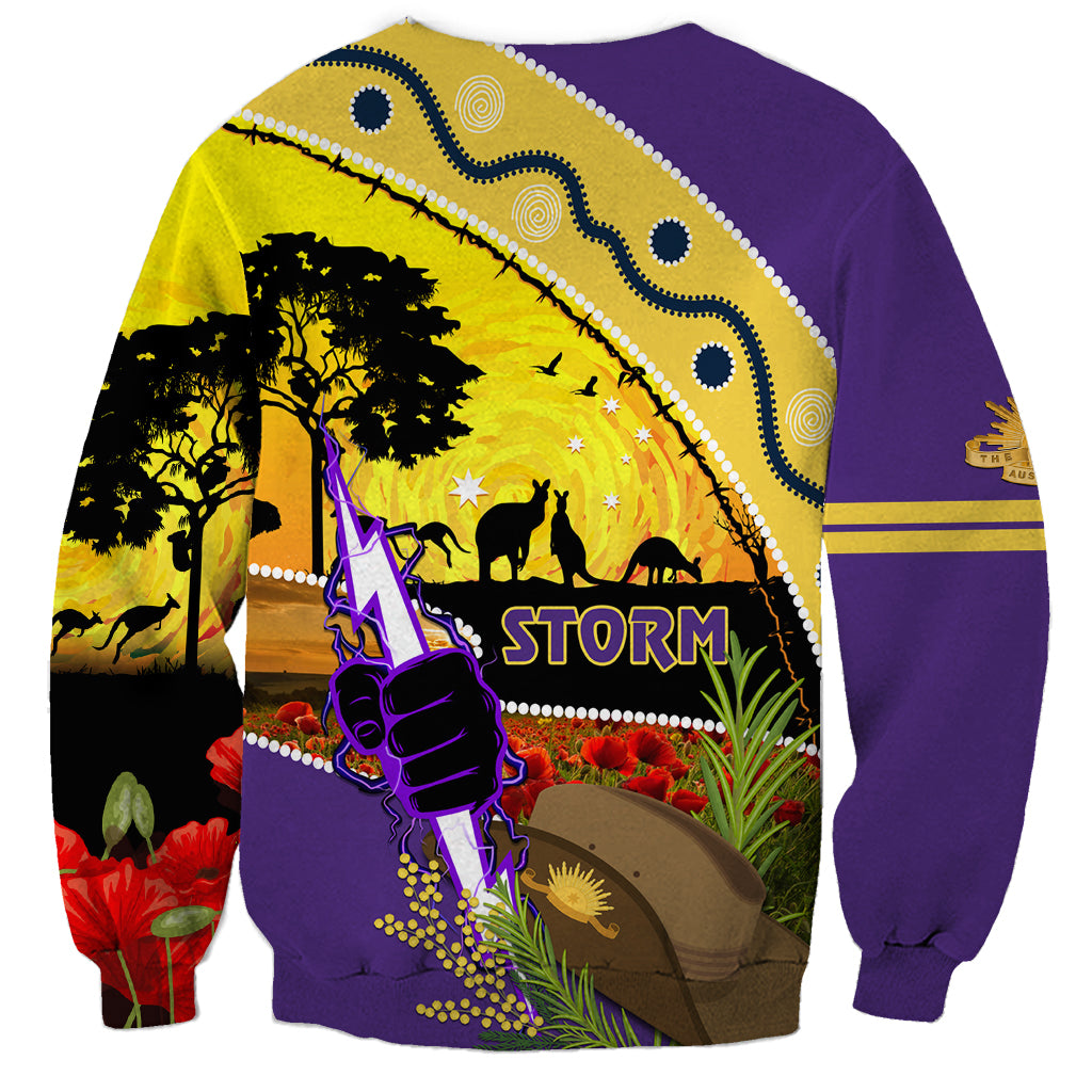 Storm ANZAC Day Sweatshirt Rosemary Starring Night Style