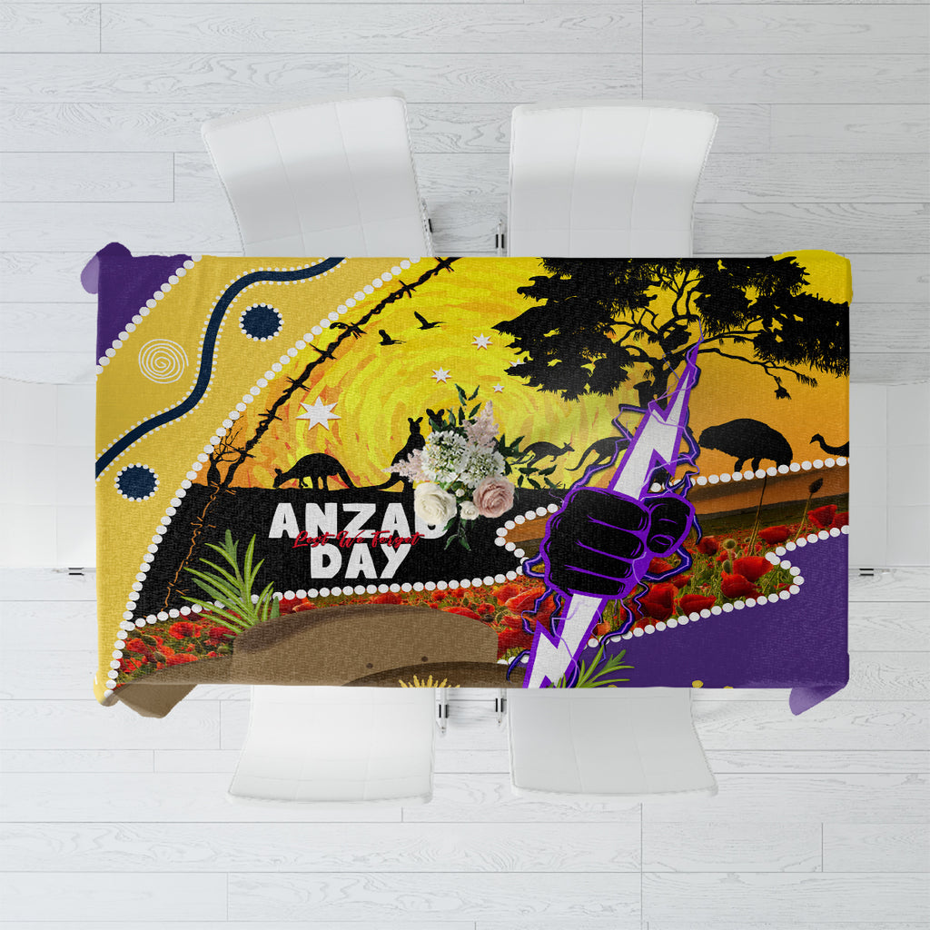 Storm ANZAC Day Tablecloth Rosemary Starring Night Style