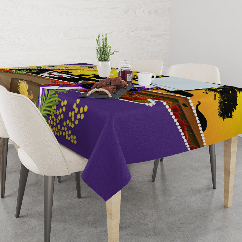 Storm ANZAC Day Tablecloth Rosemary Starring Night Style
