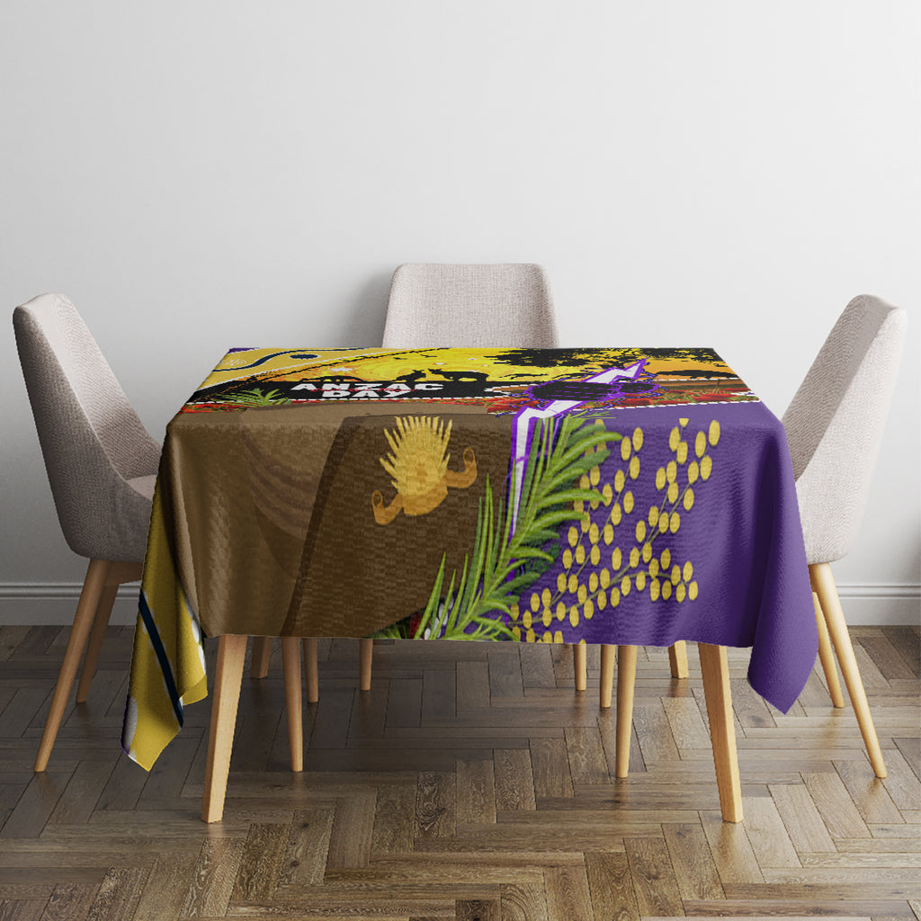 Storm ANZAC Day Tablecloth Rosemary Starring Night Style