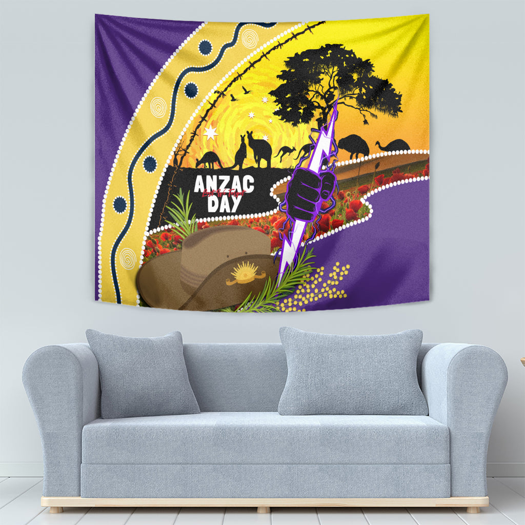 Storm ANZAC Day Tapestry Rosemary Starring Night Style