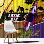 Storm ANZAC Day Window Curtain Rosemary Starring Night Style