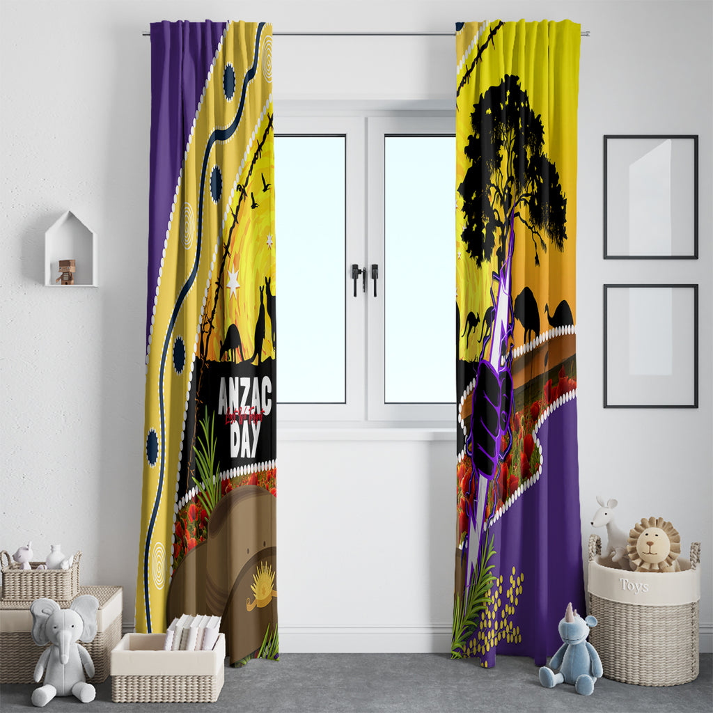 Storm ANZAC Day Window Curtain Rosemary Starring Night Style